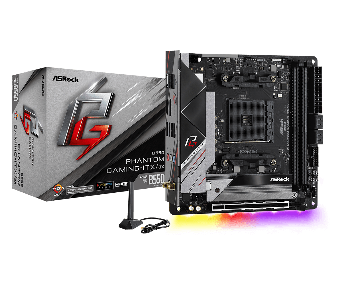 Asrock B550 Phantom Gaming-ITX/ax - Motherboard Specifications On